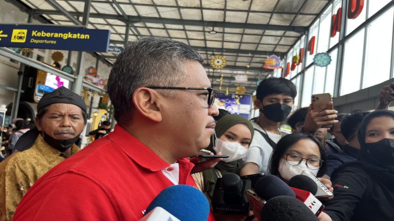Sekretaris Jenderal DPP PDI Perjuangan Hasto Kristiyanto. ANTARA/Arnidhya Nur Zhafira
