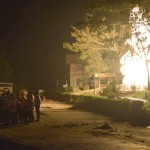 Semburan api terjadi di Rest Area KM 86 Tol Cipali, Kabupaten Subang, Jawa Barat. (ANTARA/HO-Badan Geologi)-1682669482