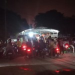 Suasana ledakan di Pertamina RU II, Dumai, Sabtu malam. (ANTARA/Tangkapan layar)-1680416080