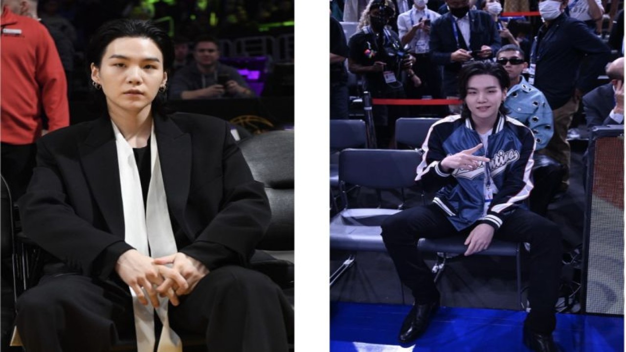 SUGA BTS untuk NBA. (ANTARA/HO/NBA Indonesia)