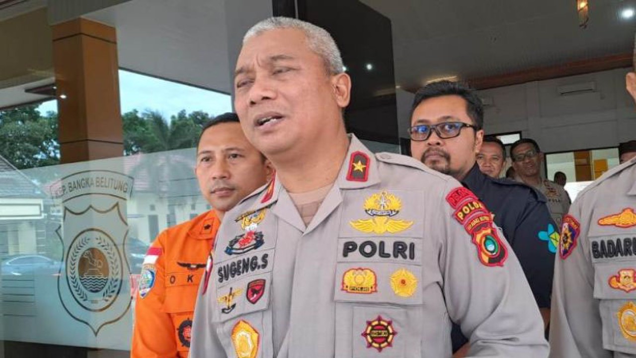 Wakapolda Provinsi Kepulauan Bangka Belitung Brigjen Pol Sugeng Suprijanto. ANTARA/Aprionis.