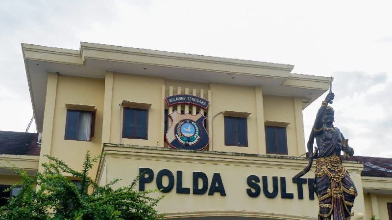 Kantor Mako Polda Sultra. (Antara/La Ode Muh Deden Saputra)