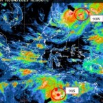 Tangkapan layar citra satelit bibit siklon tropis di wilayah Indonesia yang dirilis BMKG, Selasa (11/4/2023). (ANTARA/HO-BMKG)-1681198683