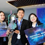 Tim Cakrawala Universitas Indonesia (UI) menjuarai kompetisi dengan aplikasi PERFY yang mereka kembangkan.(ANTARA/HO Humas UI)-1680423441