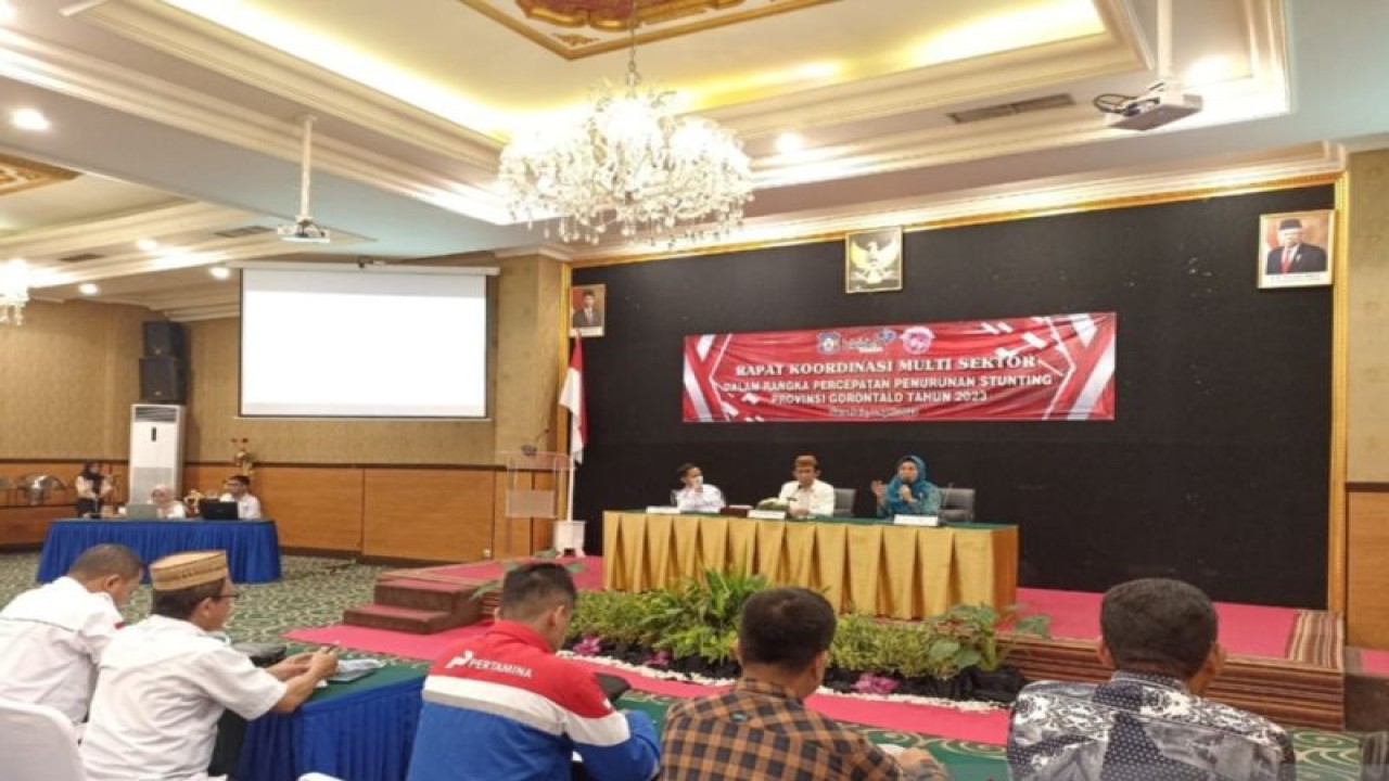 Pemprov Gorontalo menggelar rapat koordinasi penanganan tengkes, dihadiri Ketua TP PKK Provinsi Gorontalo. (ANTARA/Susanti Sako)