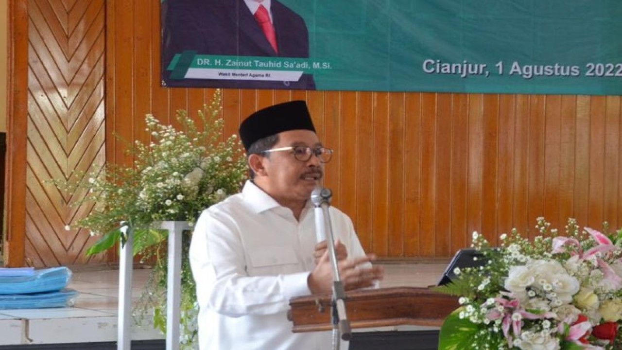 Wakil Menteri Agama Zainut Tauhid Sa'adi. (ANTARA/HO-Kemenag)