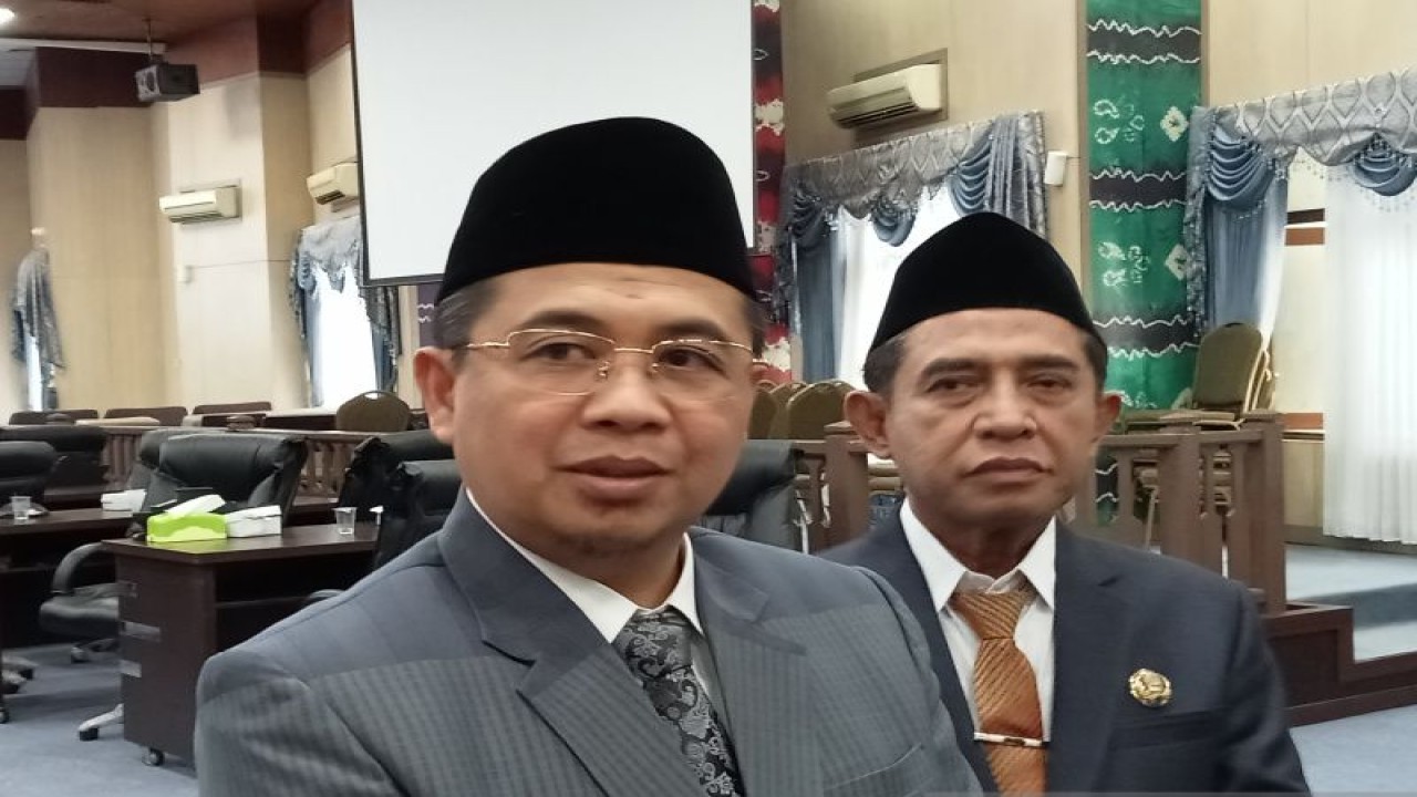 Wali Kota Banjarmasin H Ibnu Sina dan wakilnya H Arifin Noor. (ANTARA/Sukarli)