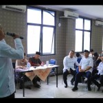 Wali Kota Tangerang Arief R Wismansyah saat meninjau lomba adzan yang dilaksanakan di kantor Disnaker kota Tangerang, Jumat.-1681464978