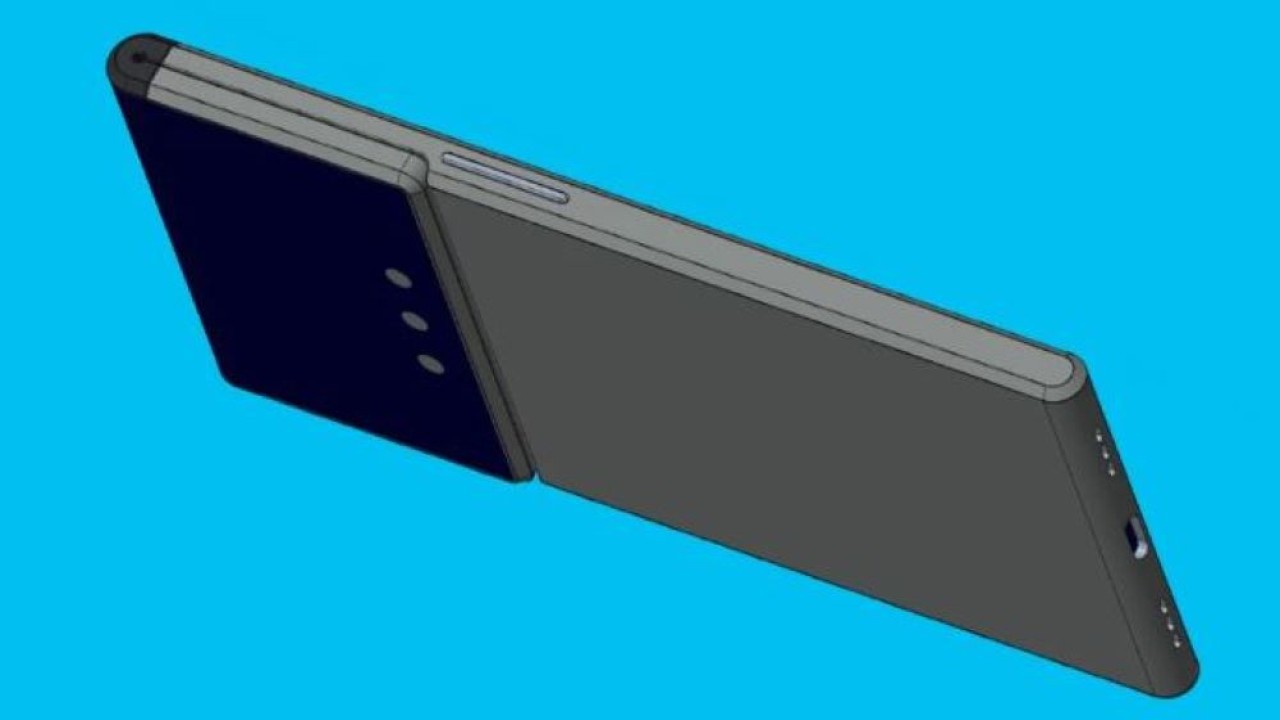 Xiaomi patenkan desain ponsel lipat dengan kamera unik. (Gizmochina)