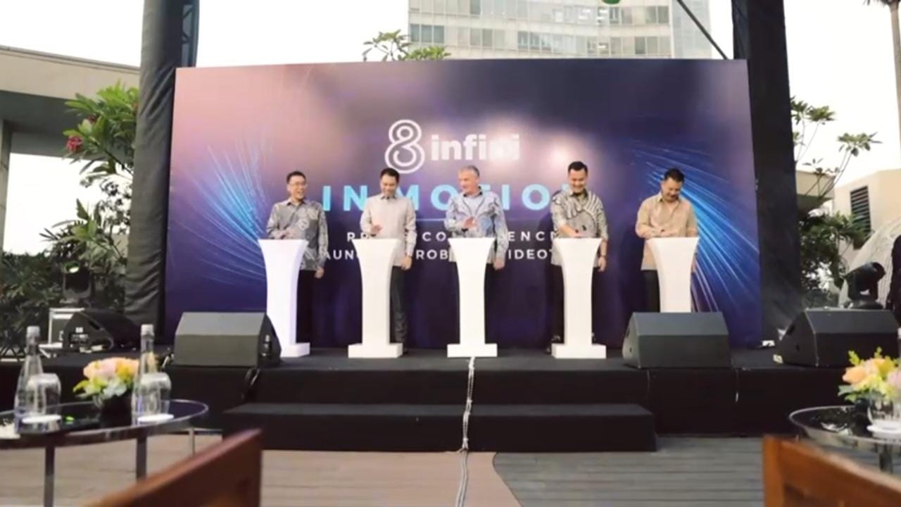 8infini meluncurkan 3D Robotic Videotron pertama dan satu-satunya di Indonesia.  (Istimewa)