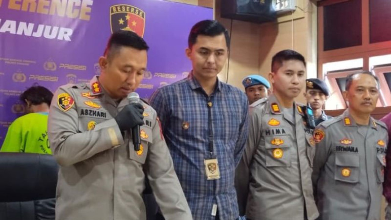 Kapolres Cianjur, Jawa Barat, AKBP Aszhari Kurniawan.(ANTARA/Ahmad Fikri). (Ahmad Fikri)