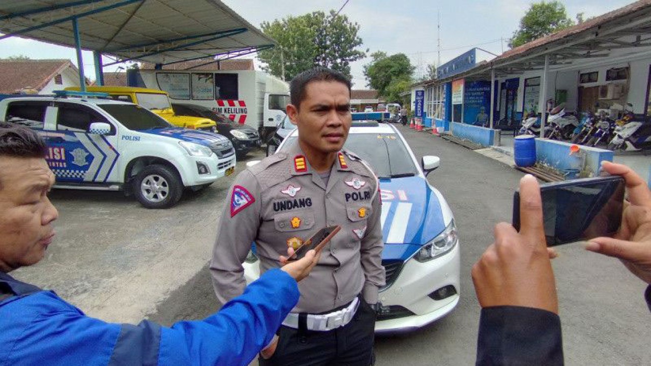 Kepala Satuan Lalu Lintas Polres Garut AKP Undang Syarif Hidayat. ANTARA/Feri Purnama