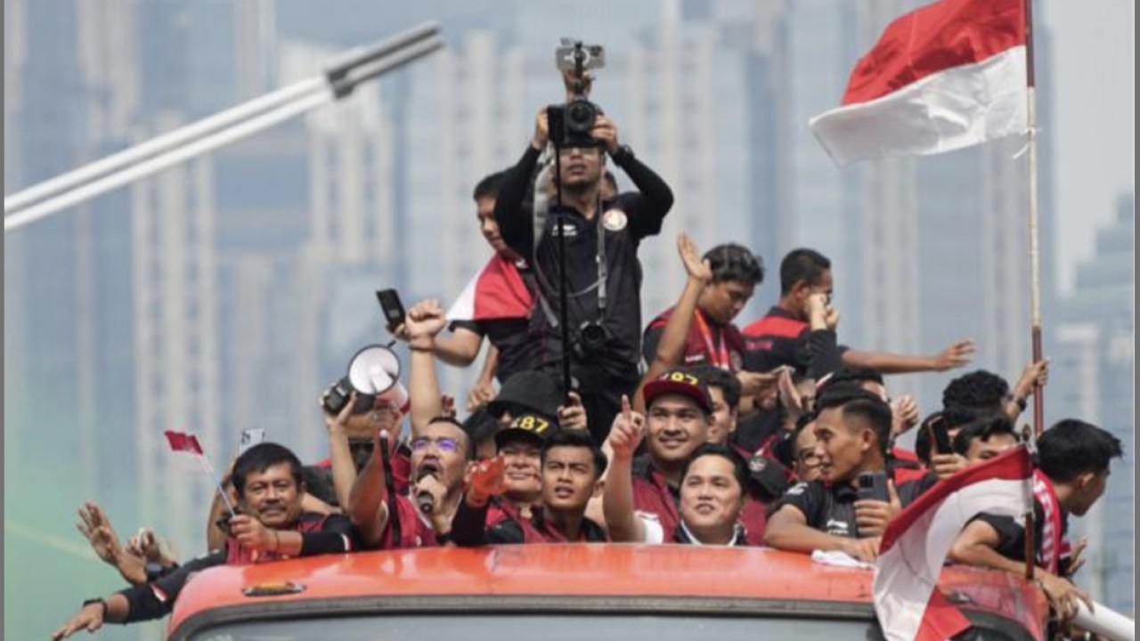 Arak-arakan Timnas Indonesia U-22