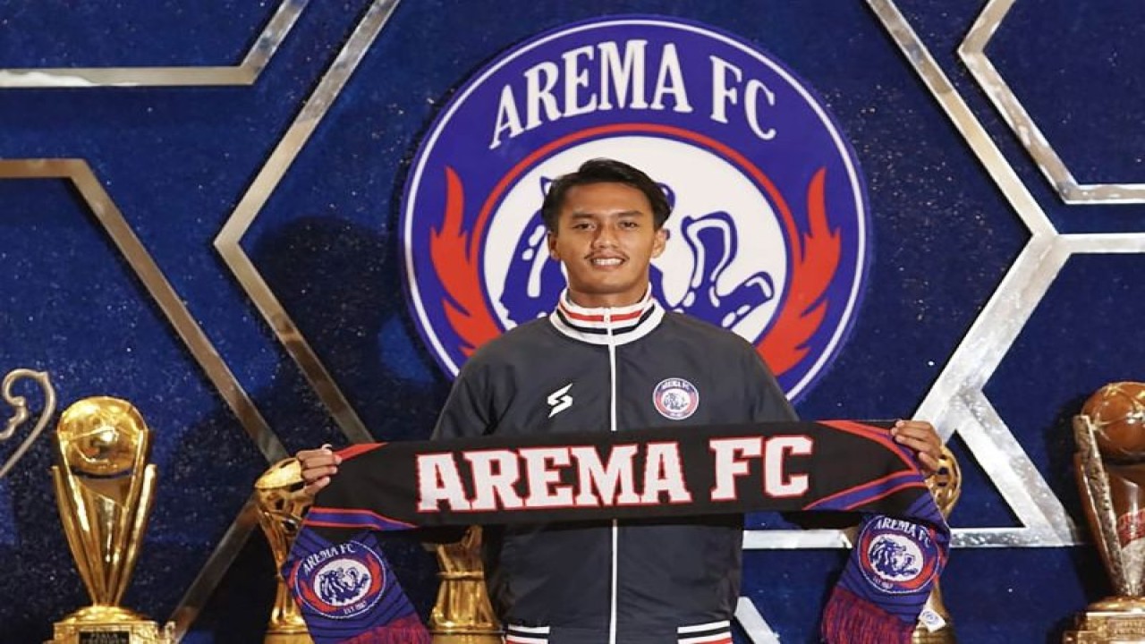 Pemain baru Arema FC Dicky Agung Setiawan. (ANTARA/HO-MO Arema FC)