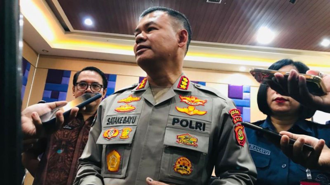 Kepala Bidang Hubungan Masyarakat Kepolisan Daerah Bali Komisaris Besar Polisi Stefanus Satake Bayu Setianto ANTARA/Rolandus Nampu