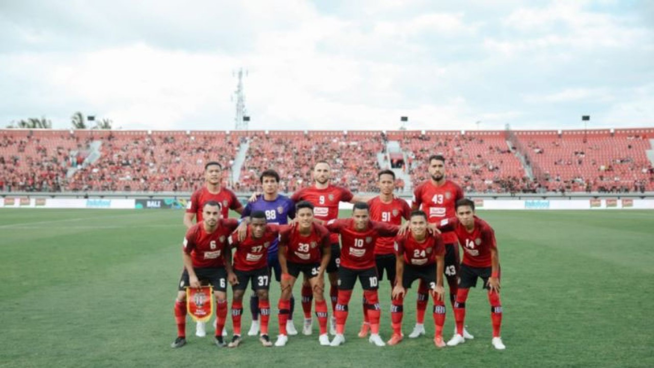 Tangkapan layar - Tim senior Bali United. ANTARA/Baliutd