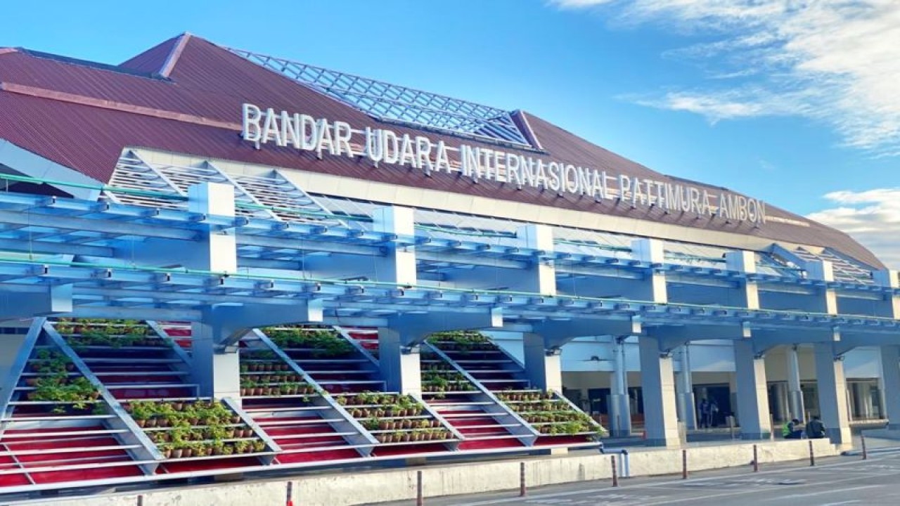 Bandara Internasional Pattimura Ambon, Maluku. ANTARA/ Ho- Humas Angkasa Pura 1 Bandara Pattimura Ambon.