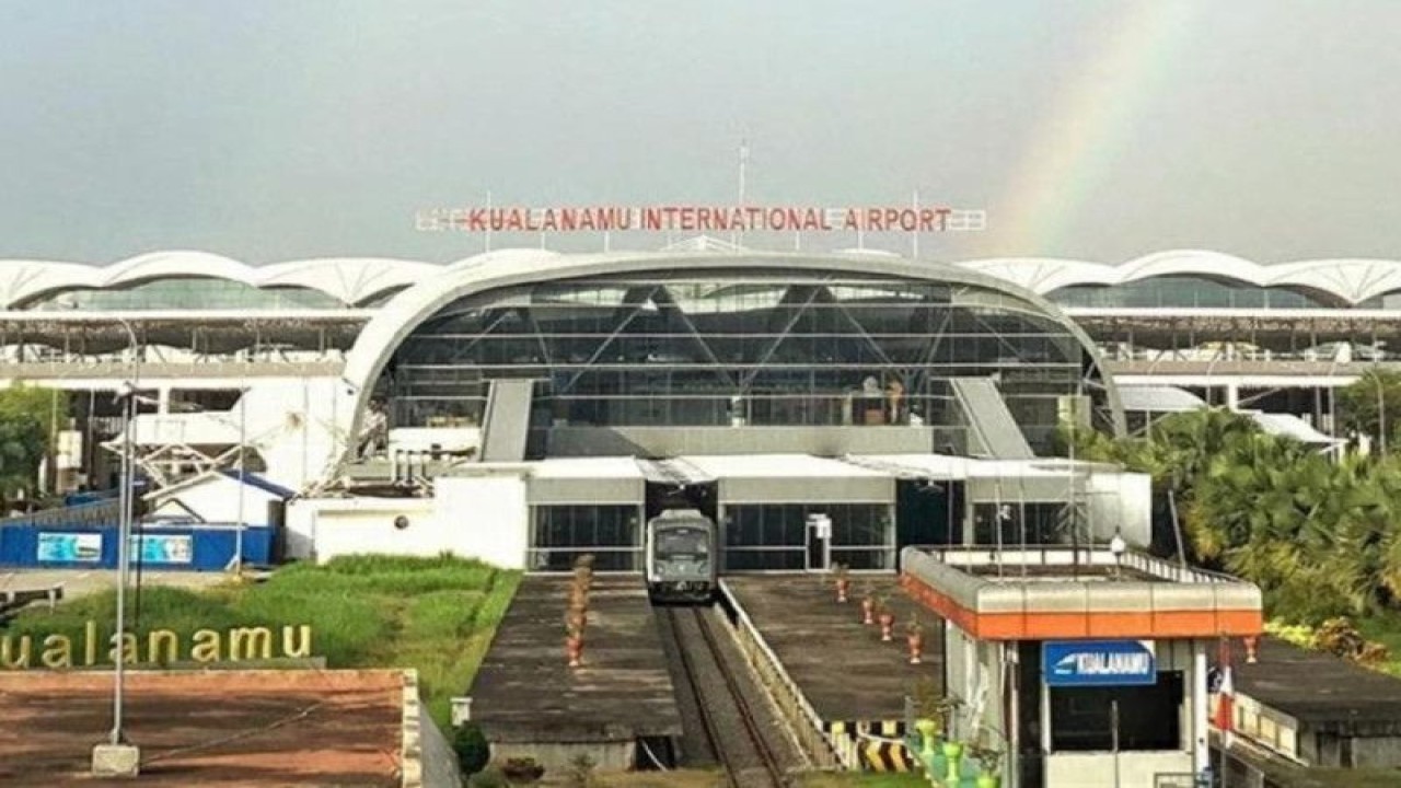 Bandara Kualanamu, Deliserdang, Sumatera Utara. ANTARA/HO-Angkasa Pura Aviasi.