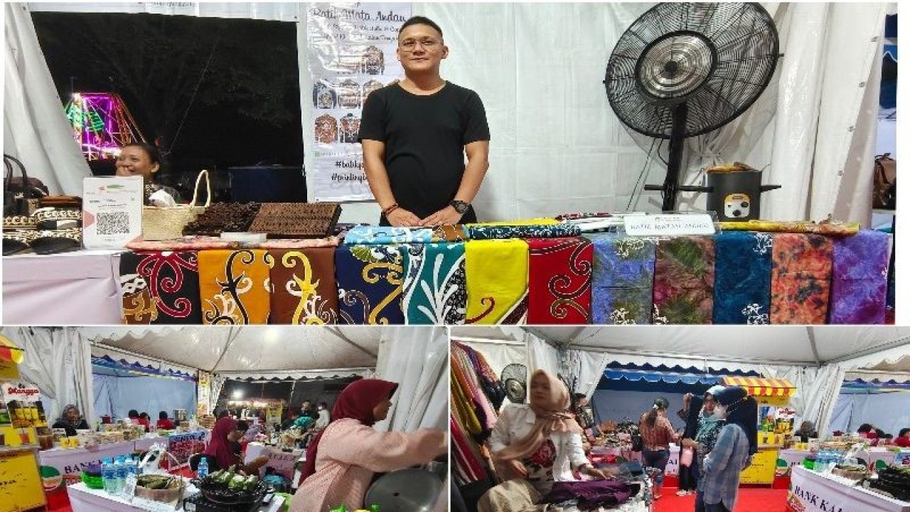 Bank Kalteng memfasilitasi 11 UMKM mitra binaan di gelaran Kalteng Expo 2023 di Palangka Raya, Kalteng, Kamis (18/5/2023). ANTARA/Muhammad Arif Hidayat.