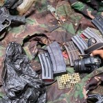 Barang bukti senjata api milik KKB yang diamakan Satgas Damai Cartenz 2023 di Papua. ANTARA/HO-Satgas Damai Cartenz 2023.-1683094158
