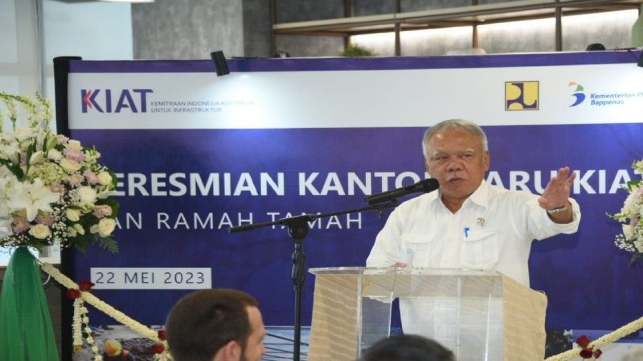 Menteri PUPR Basuki Hadimuljono. ANTARA/HO-Kementerian PUPR