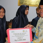 Baznas Selayar bantu dana pendidikan 19 peserta STQH XXXIII-1683627044