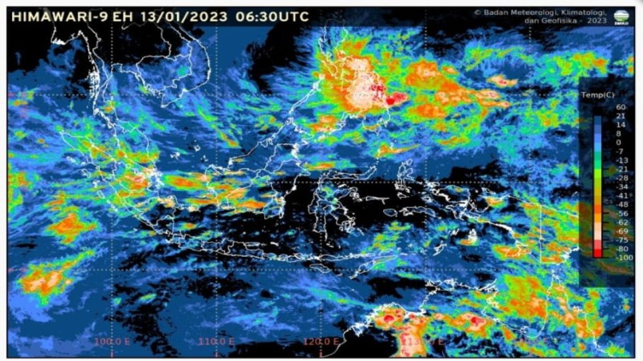 Badan Meteorologi, Klimatologi, dan Geologi (BMKG) Stasiun Meteorologi Maritim Kelas I Serang menyebutkan sebagian besar wilayah Banten cerah berawan sepanjang, Rabu (11/5). ANTARA/HO-BMKG