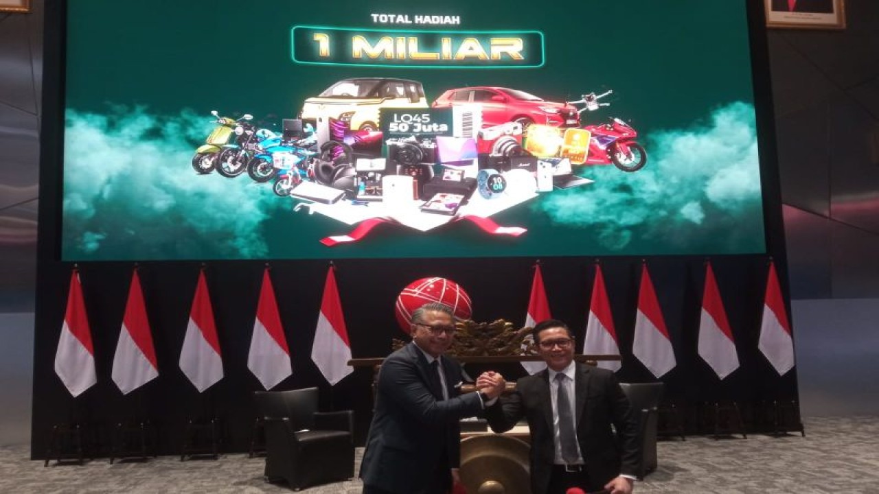 PT BNI Sekuritas (BNI Sekuritas) Tbk (BNI) akan menyelenggarakan kompetisi trading yang kedua bernama BIONS Cuanpionship 2 di Main Hall BEI, Jakarta, Rabu. (ANTARA/ Muhammad Heriyanto)