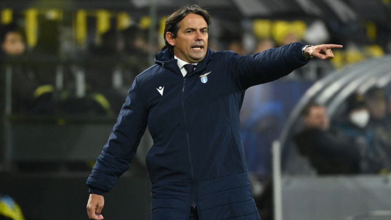 Simone Inzaghi (Photo by Ina Fassbender / AFP) (AFP/INA FASSBENDER)