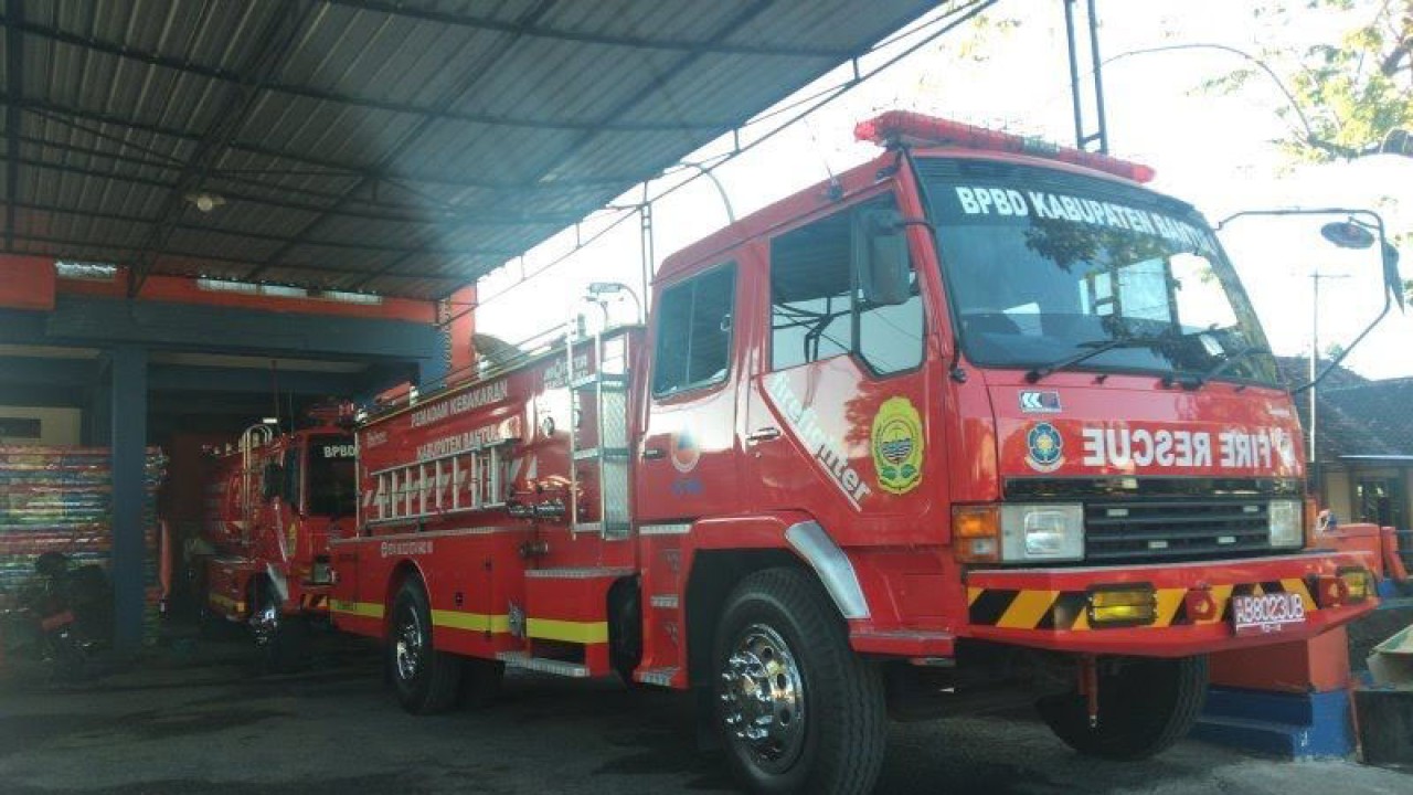 Pos pemadam kebakaran di Kantor Induk BPBD Kabupaten Bantul, Daerah Istimewa Yogyakarta. (ANTARA/Hery Sidik)