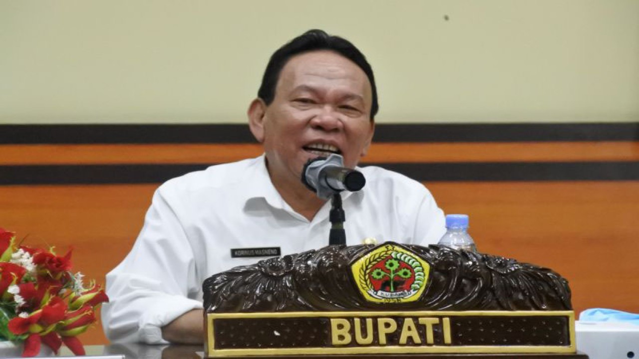 Bupati Kupang Provinsi Nusa Tenggara Timur Korinus Masneno (ANTARA/Benny Jahang)