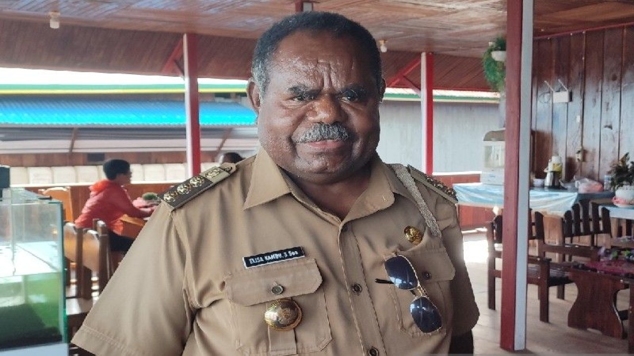 Bupati Asmat Elisa Kambu. ANTARA/Evarukdijati