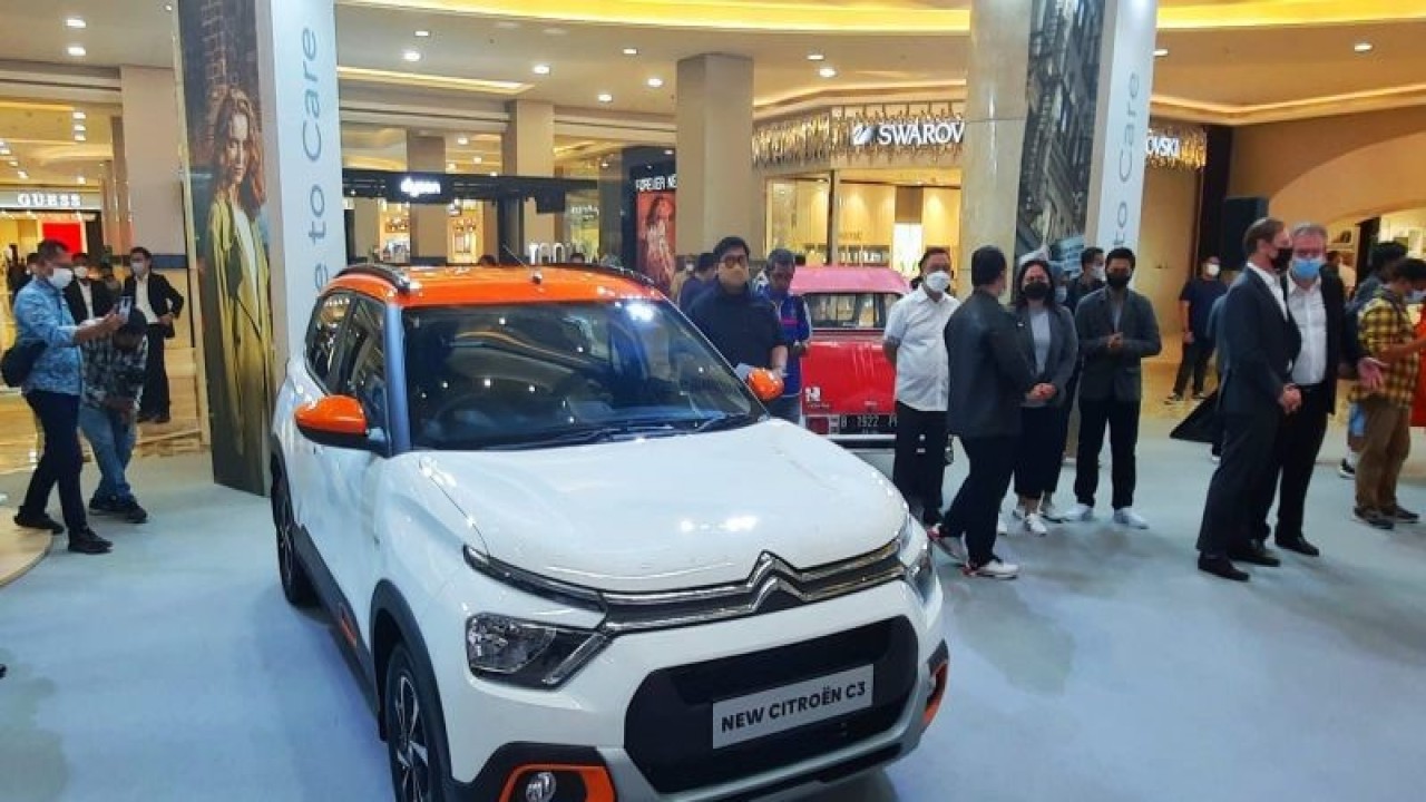 Citroen C3 yang baru saja meluncur di pasar Indonesia (ANTARA/Chairul Rohman)