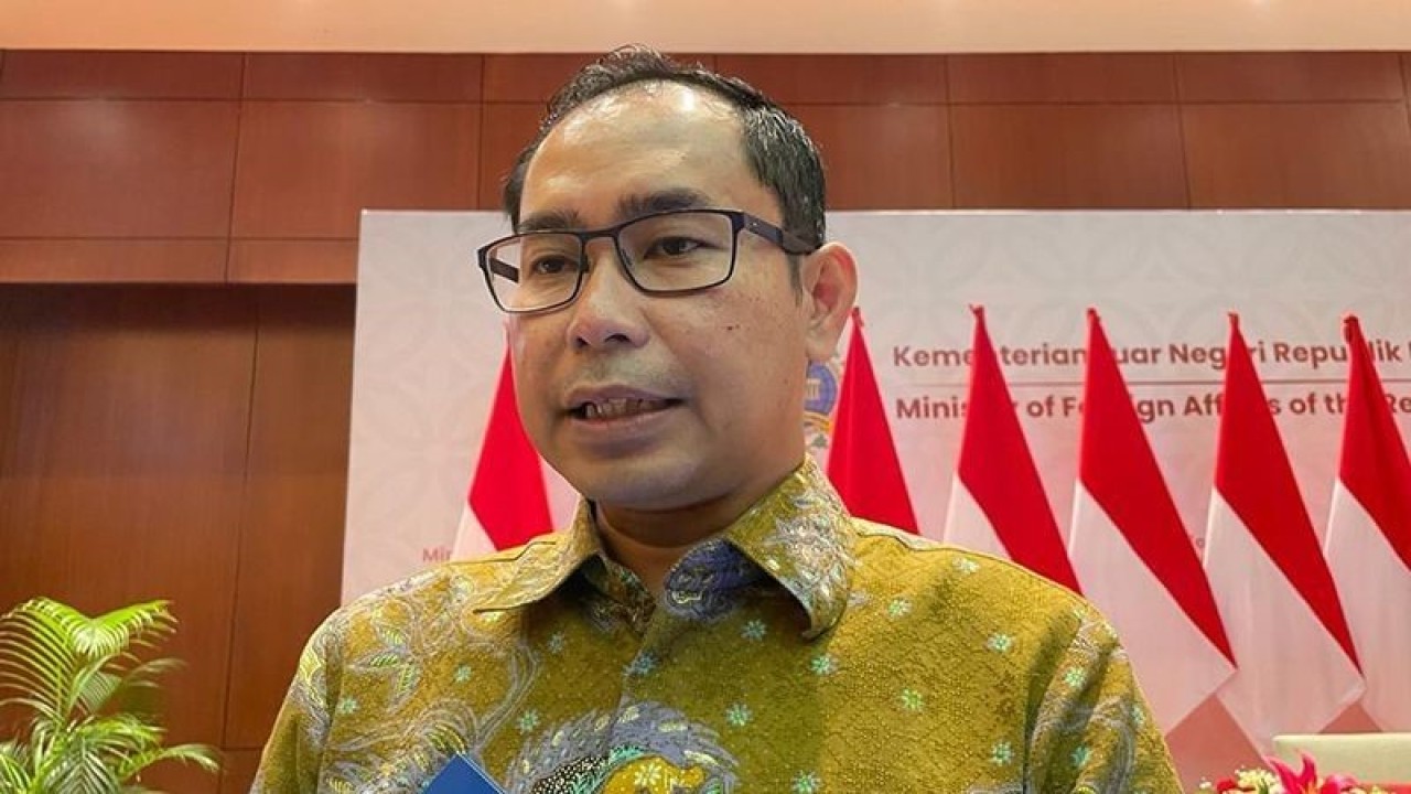 Direktur Perlindungan WNI dan BHI Kementerian Luar Negeri RI Judha Nugraha. (ANTARA/Yashinta Difa/aa.)
