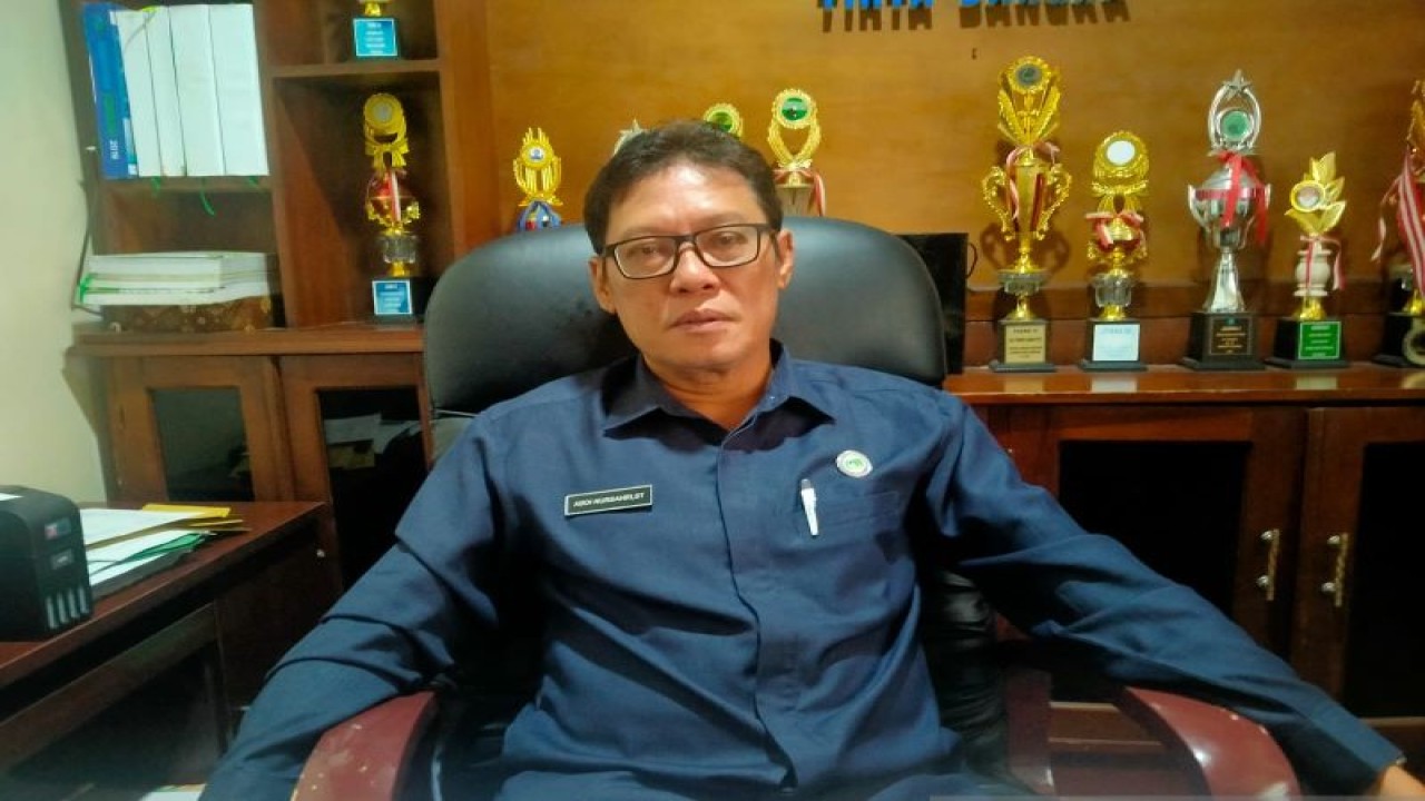 Direktur Perumda Air Minum Tirta Bangka, Abdi Nursahri (ANTARA/Kasmono)