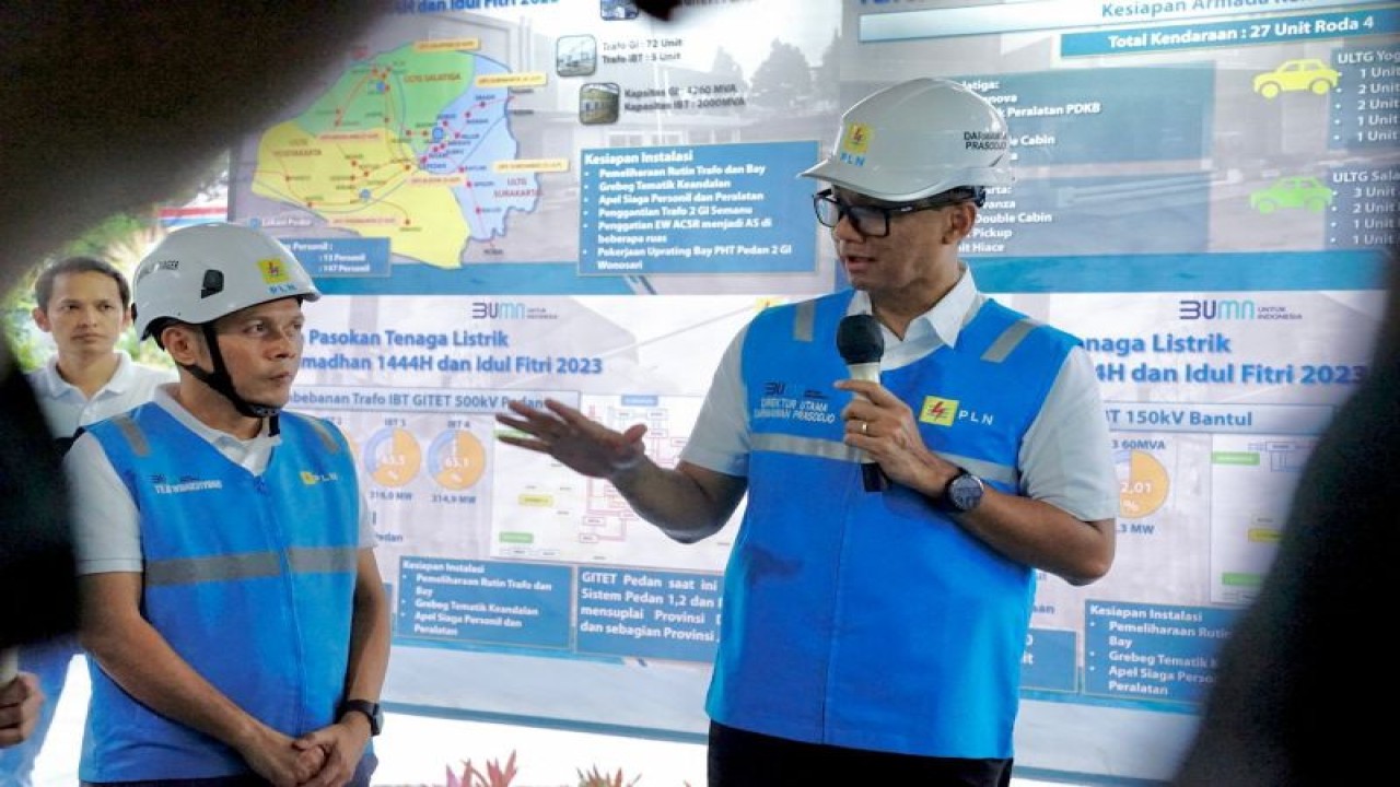 Direktur Utama PT PLN (Persero), Darmawan Prasodjo (ANTARA/HO)
