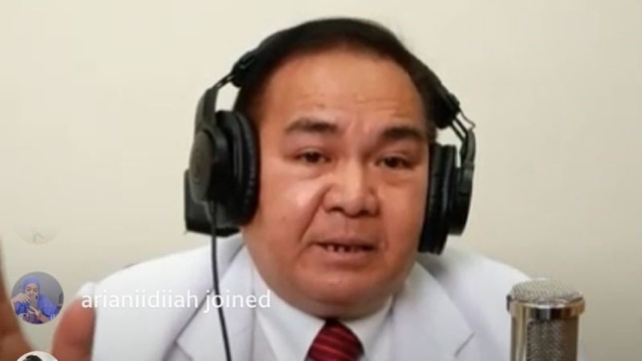 Tangkapan layar Dokter Spesialis Paru dr. Wiwien Heru Wiyono pada acara diskusi mengenai perawatan asma dalam memperingati Hari Asma Sedunia yang diikuti secara daring di Jakarta, Selasa (2/5/2023). (ANTARA/Sean Filo Muhamad)