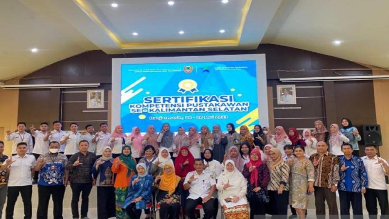 Dokumentasi - Perpustakaan Kalsel saat gelar uji sertifikasi kompetensi pustakawan 2023 pada beberapa waktu lalu. (ANTARA/HO-MC Kalsel)