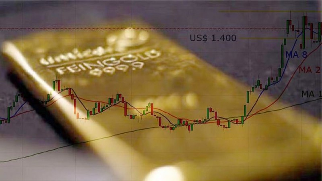 Ilustrasi - Emas berjangka di divisi COMEX New York Mercantile Exchange menetap lebih tinggi pada akhir perdagangan. ANTARA/REUTERS/aa.