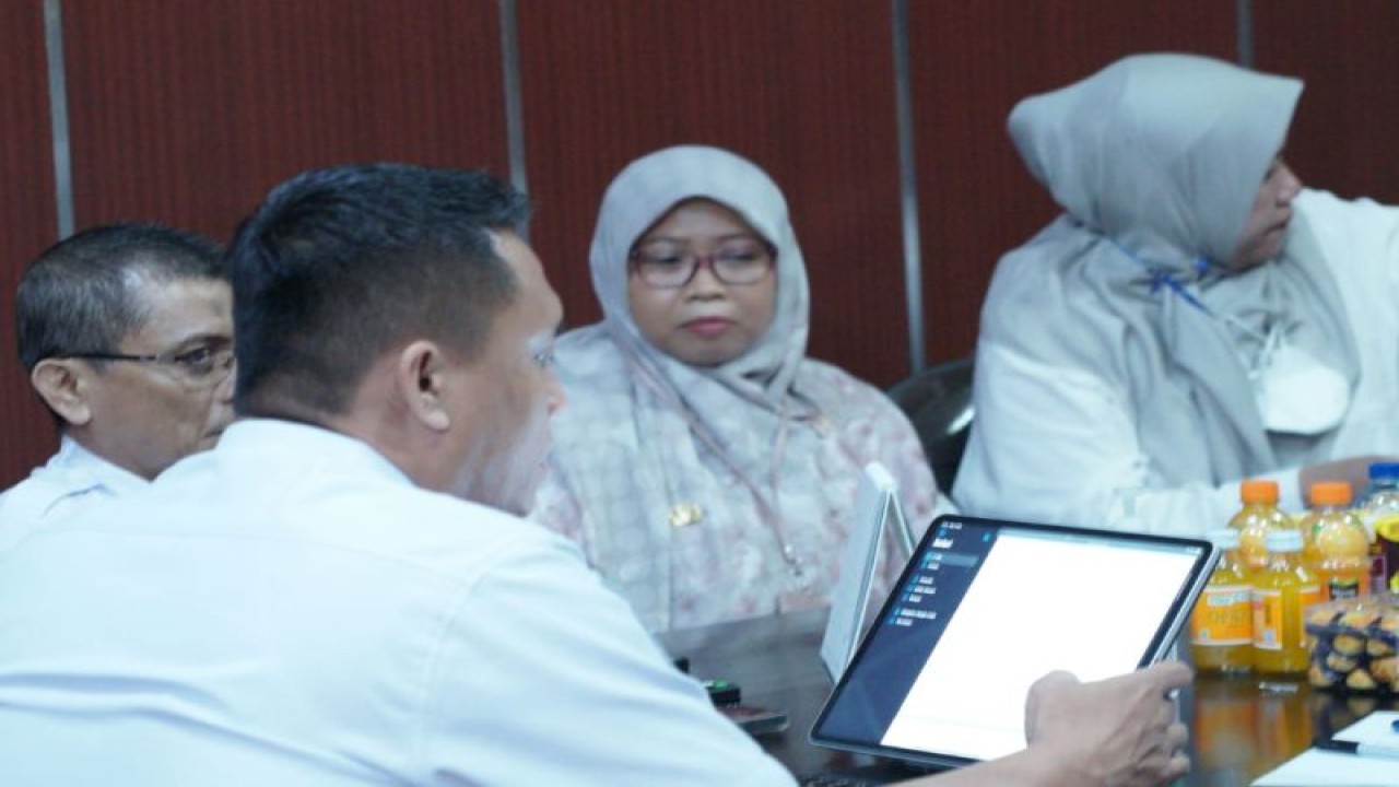 Suasana rapat evaluasi ESPP yang digelar Diskominfo dan BPS Sulsel di Makassar, Rabu,(31/5/2023). (ANTARA/HO-Humas Pemprov Sulsel)