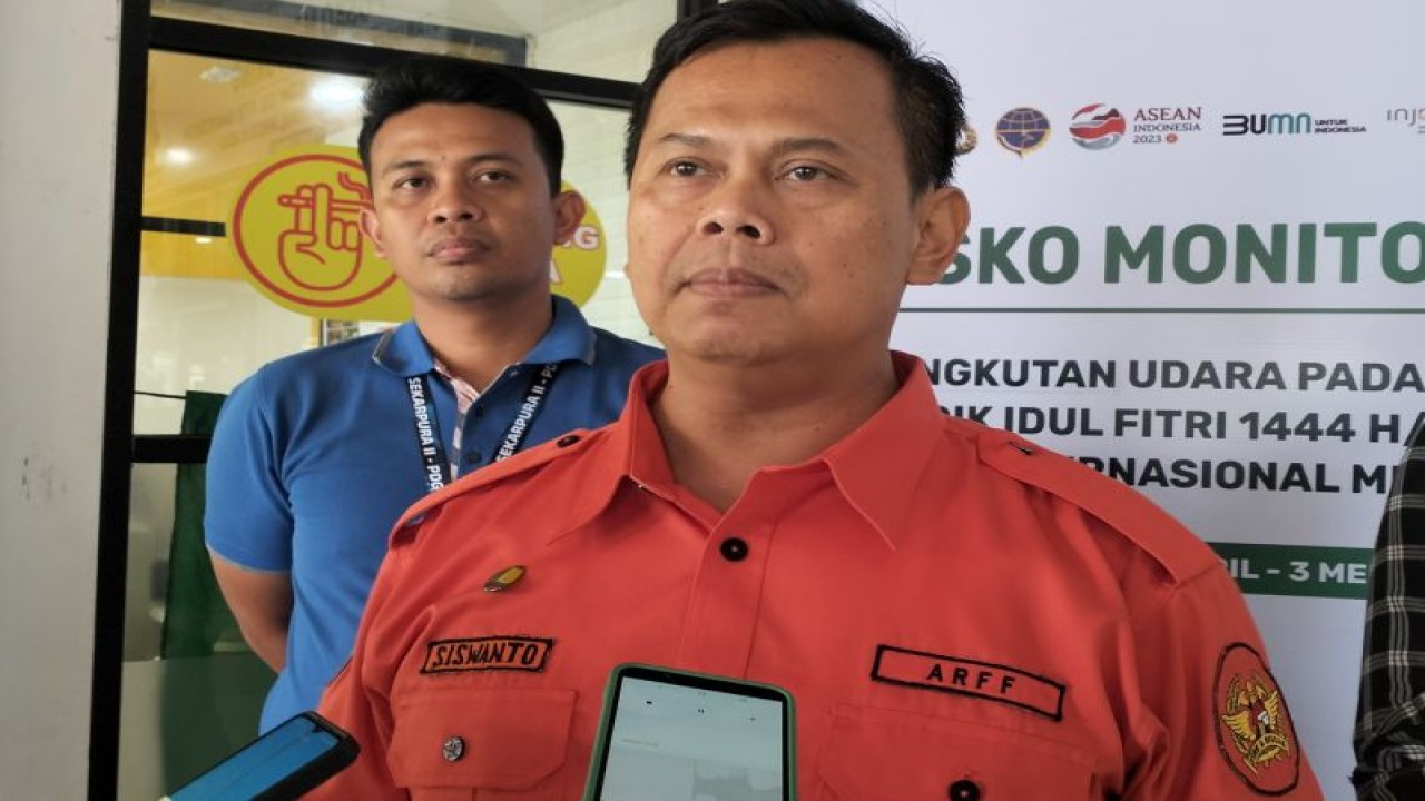 Excutive General Manager PT Angkasa Pura II BIM Siswanto. (ANTARA/Muhammad Zulfikar).