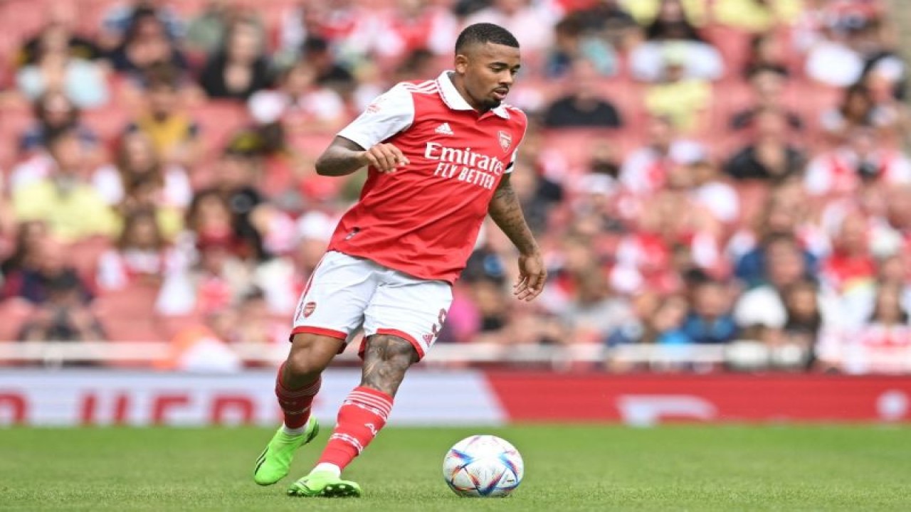 Foto arsip - Pemain Arsenal asal Brazil Gabriel Jesus. (ANTARA/AFP/JUSTIN TALLIS)