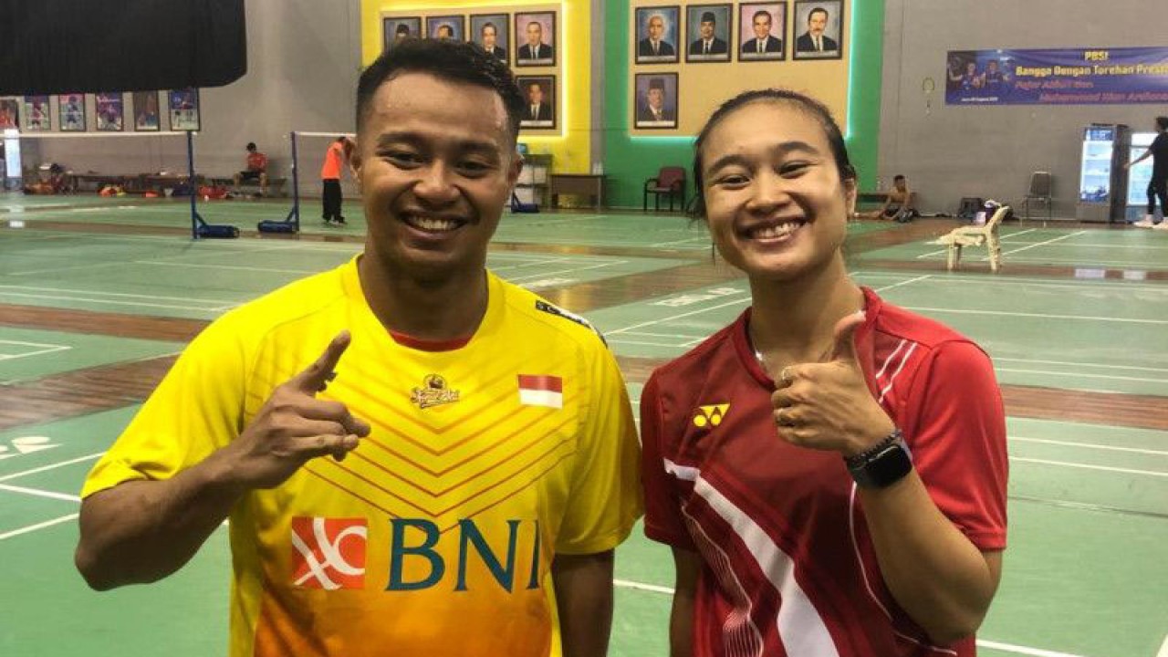 Ganda campuran Rehan Naufal Kusharjanto/Lisa Ayu Kusumawati membawa persiapan maksimal demi tampil membela Kontingen Indonesia pada ajang SEA Games 2023 di Phnom Penh, Kamboja, pada 5-17 Mei. (ANTARA/Roy Rosa Bachtiar)