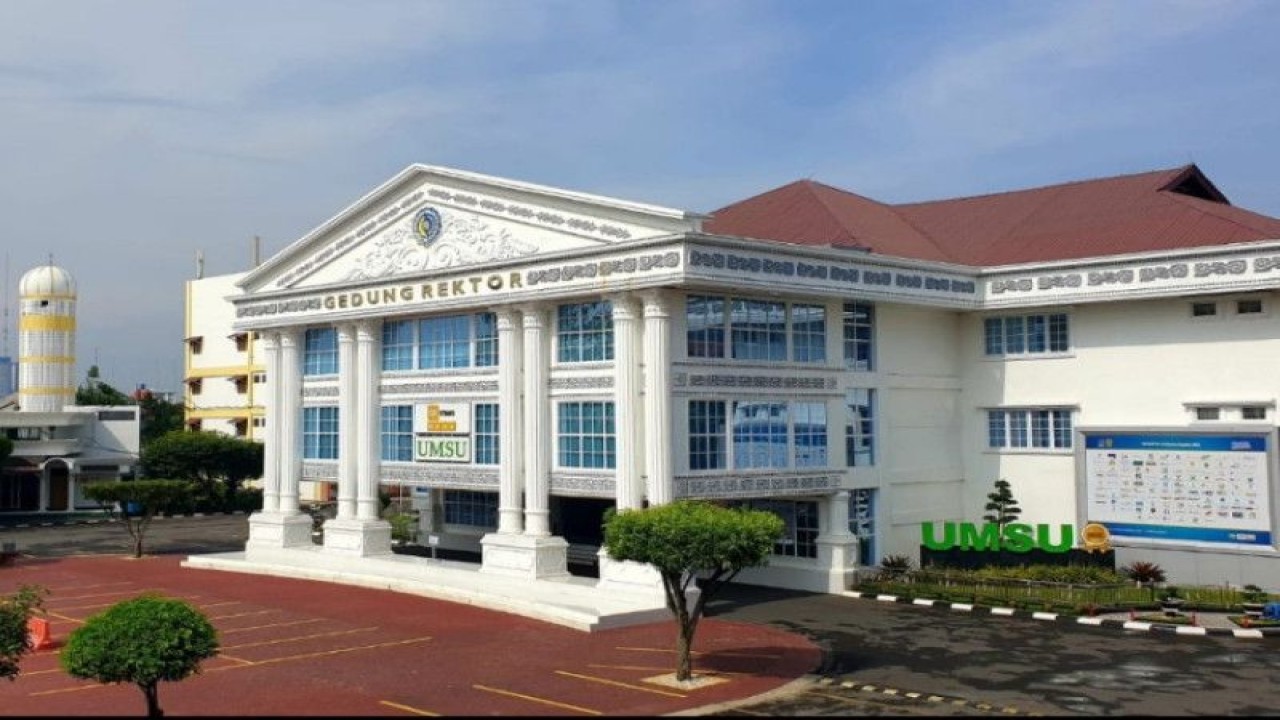 Gedung Rektorat UMSU (ANTARA/HO)