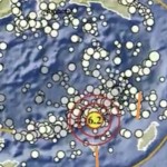 Gempa bumi yang mengguncang wilayah laut Saumlaki pada Rabu (24/5/2023). (ANTARA/HO-BMKG)-1684998515