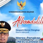 Geopark Maros Pangkep ditetapkan jadi Global Geopark UNESCO-1685000511