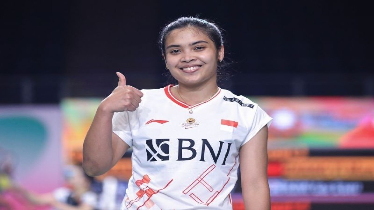 Tunggal putri Gregoria Mariska Tunjung melaju ke babak kedua Malaysia Masters 2023 setelah mengalahkan wakil Korea Selatan Sim Yu Jin 21-15, 21-19 di Kuala Lumpur, Kamis. (ANTARA/HO-PP PBSI)