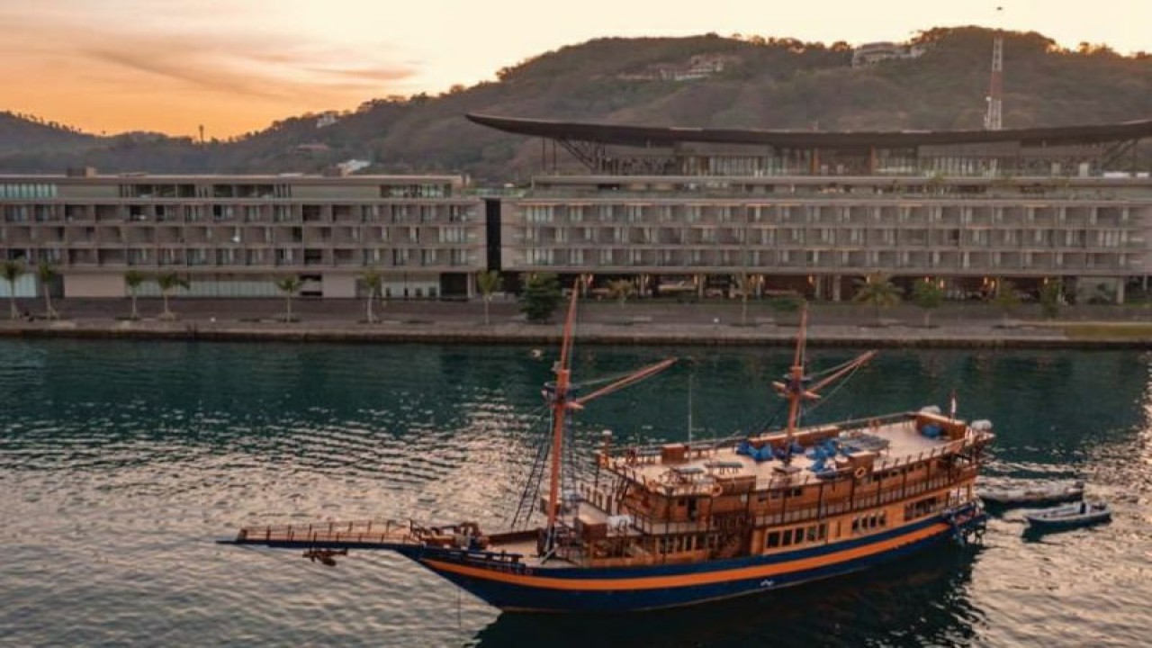 Hotel Meruorah di Labuan Bajo, NTT milik PT ASDP Indonesia Ferry yang menjadi salah satu lokasi utama KTT ke-42 ASEAN. ANTARA/HO-ASDP