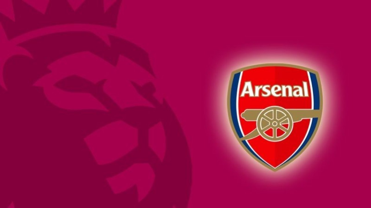 Ilustrasi logo klub Liga Premier Inggris, Arsenal. (ANTARA/Gilang Galiartha)