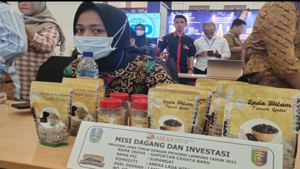 Ilustrasi - Produk lokal Lampung berupa bubuk lada milik Gapoktan di Lampung Timur. ANTARA/Ruth Intan Sozometa Kanafi